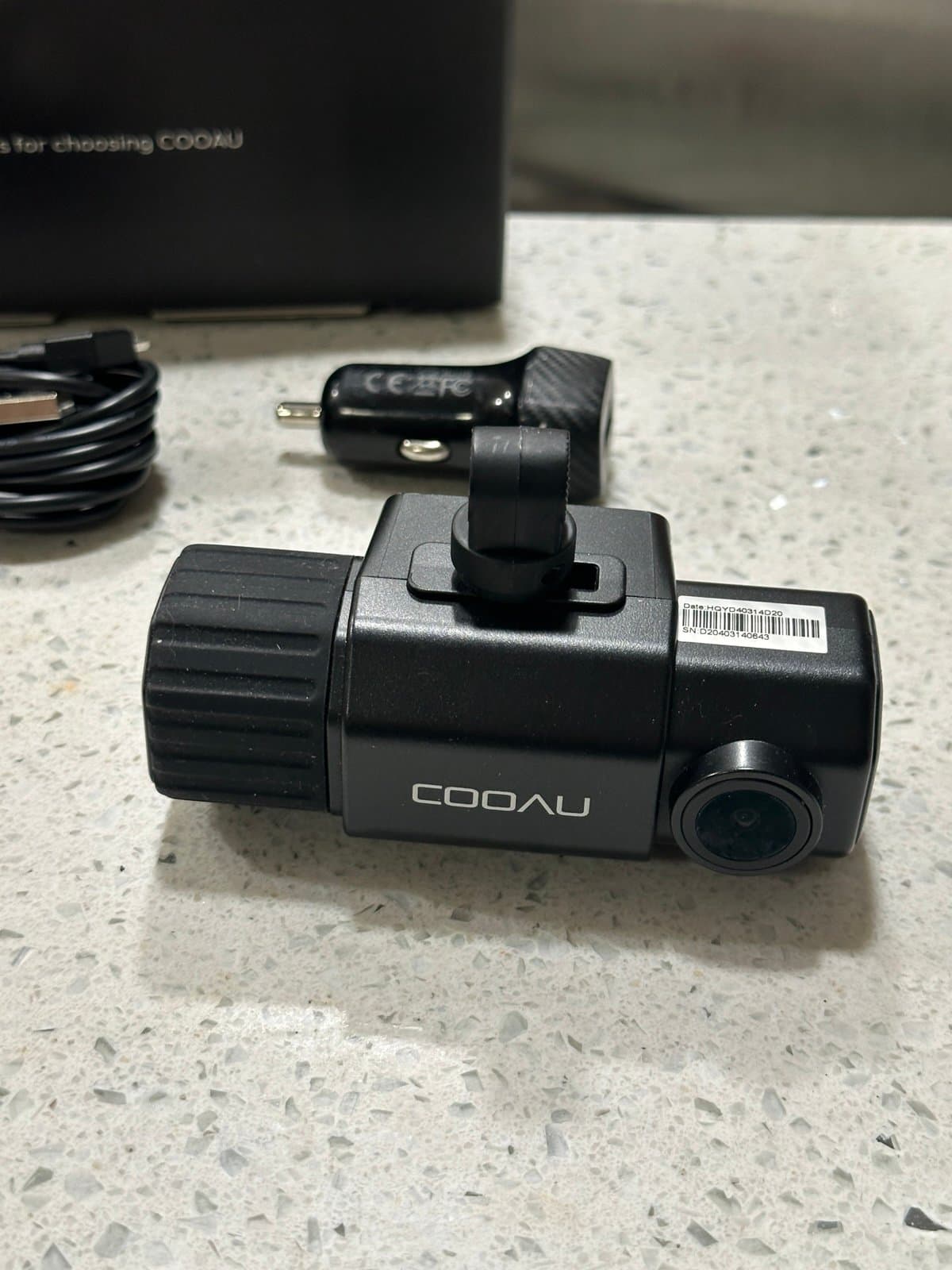 COOAU Dual Dash Cam Front and Inside, Built-in GPS and WI-FI - Thumbnail 3