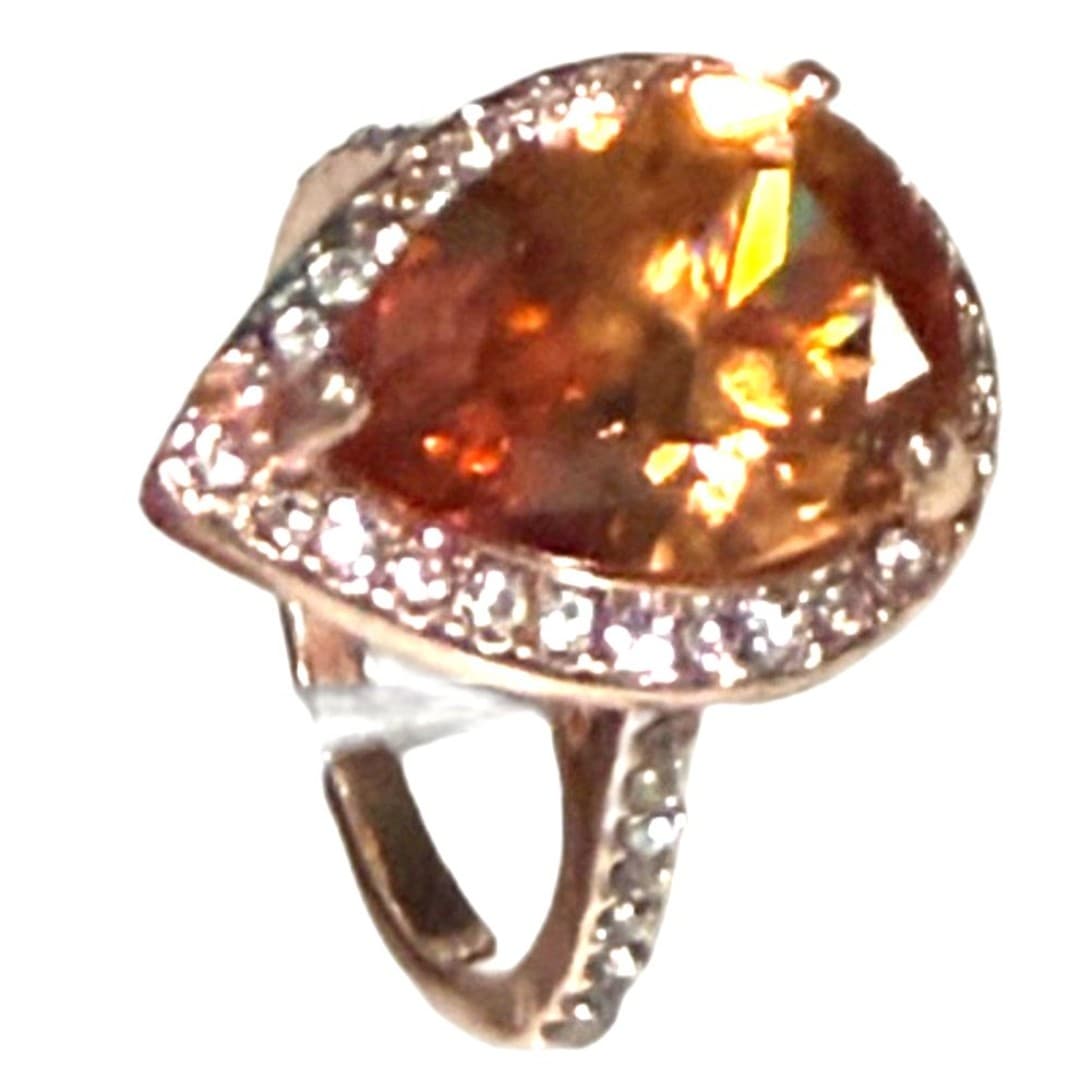 Sparkling Imitation Zirconia Ring Size : 7 - Thumbnail 3