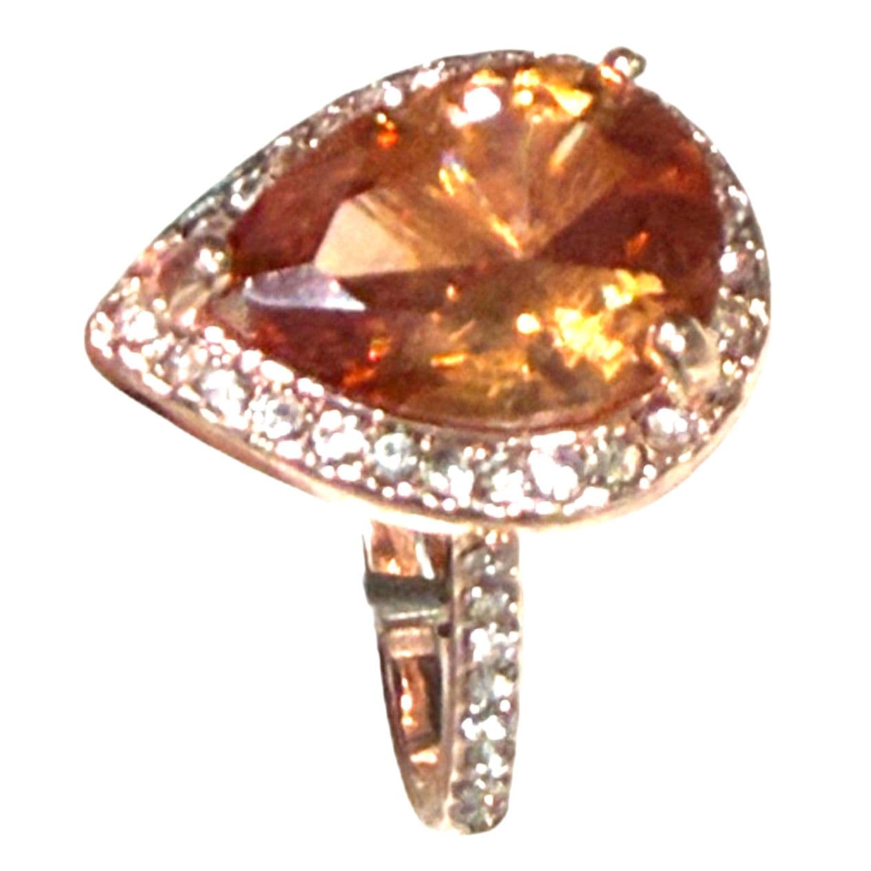 Sparkling Imitation Zirconia Ring Size : 7 - Image 1