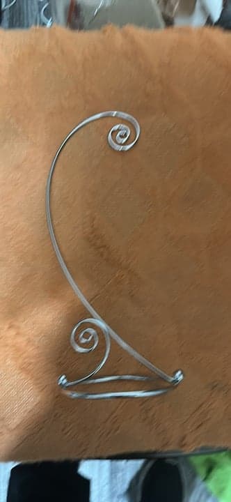 Spiral Bottom Ornament Stand, Silver New - Thumbnail 7