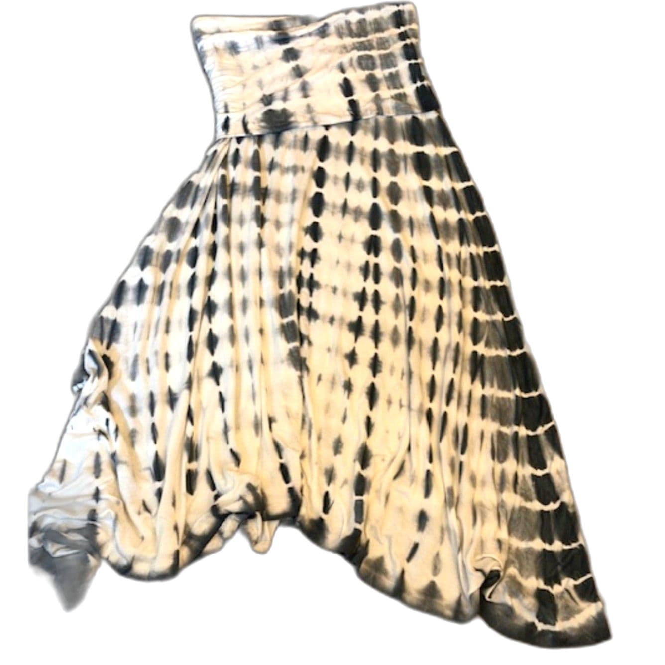 Cynthia Rowley Tie Dye Maxi Skirt Boho Flowy High Waist Skirt Size M Convertible - Thumbnail 2