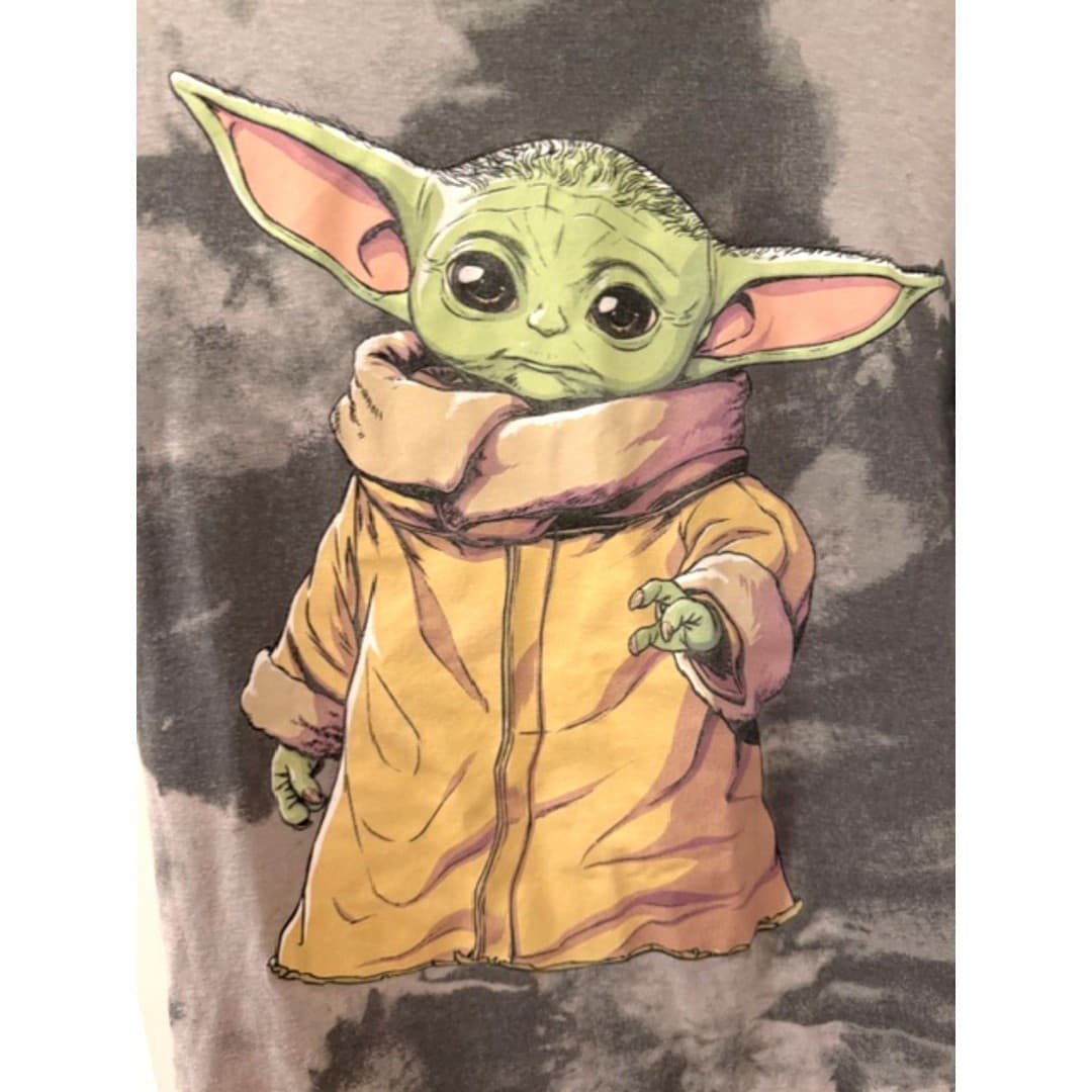 Star Wars Baby Yoda Grogu Graphic Tee Tie Dye Shirt Size M - Thumbnail 3