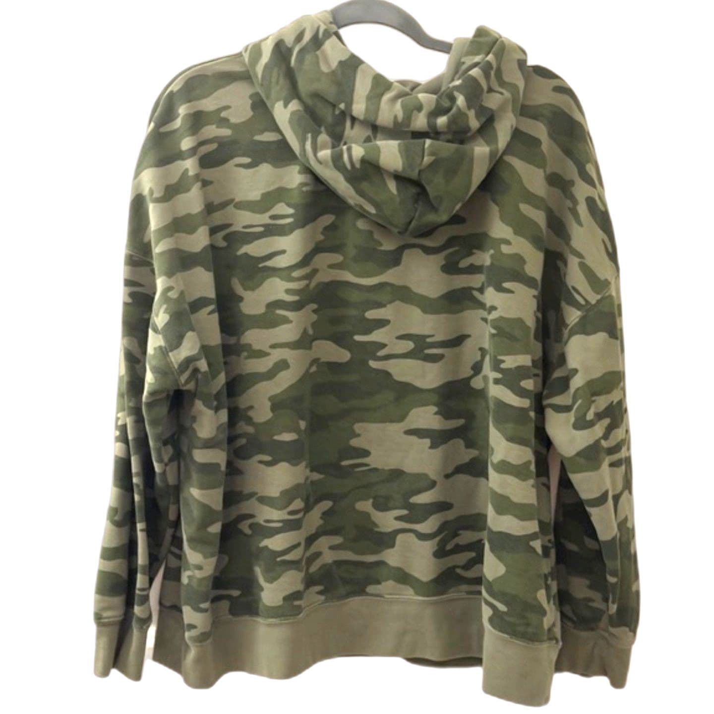 Calvin Klein Jeans Hoodie Women’s 2X Camo Logo Sweatshirt CK Pullover Plus Size - Thumbnail 3
