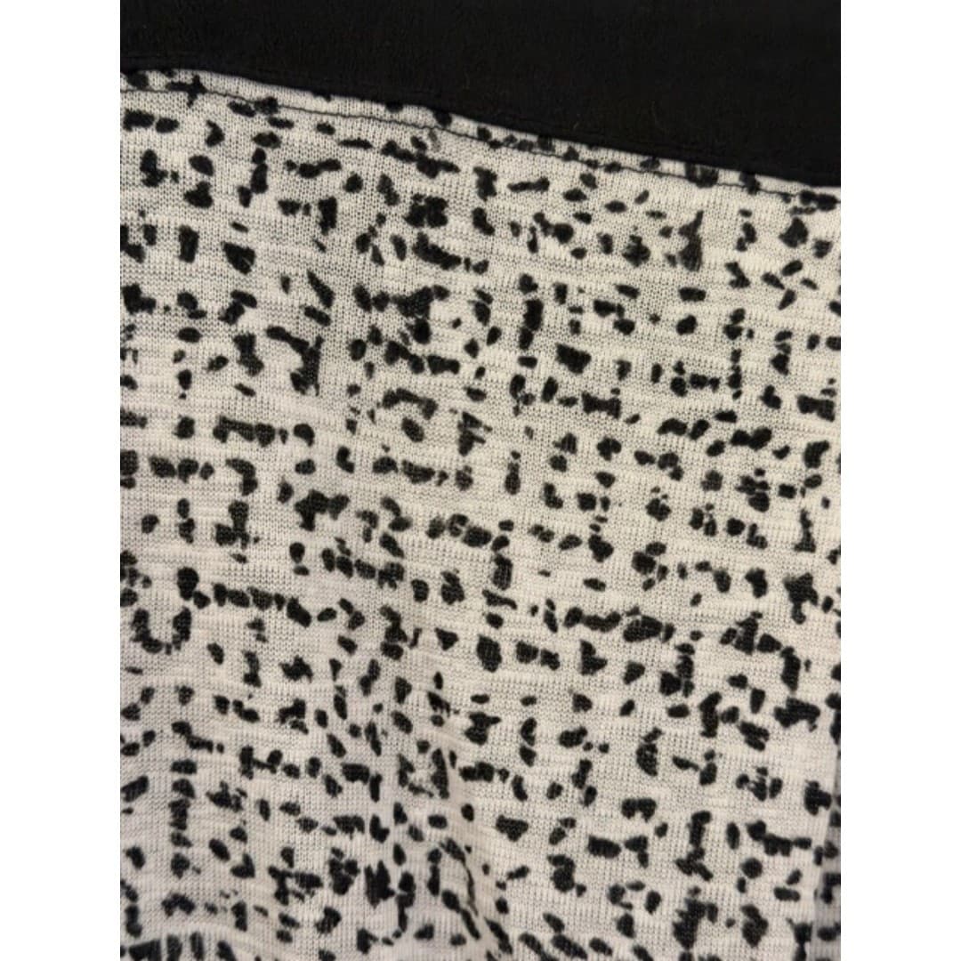 Calvin Klein Jeans Black White Print Top Short Sleeve Pocket T-shirt Size M - Thumbnail 8