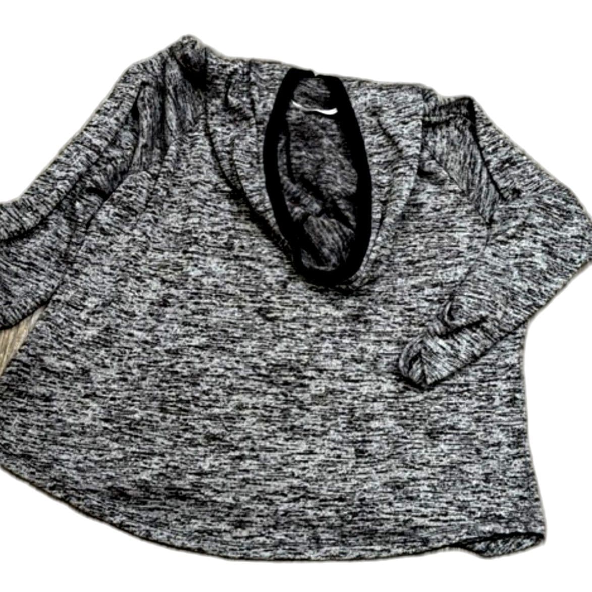 Calvin Klein Performance Hoodie Gray Marled Pullover Kangaroo Pocket Size 1XL - Thumbnail 6