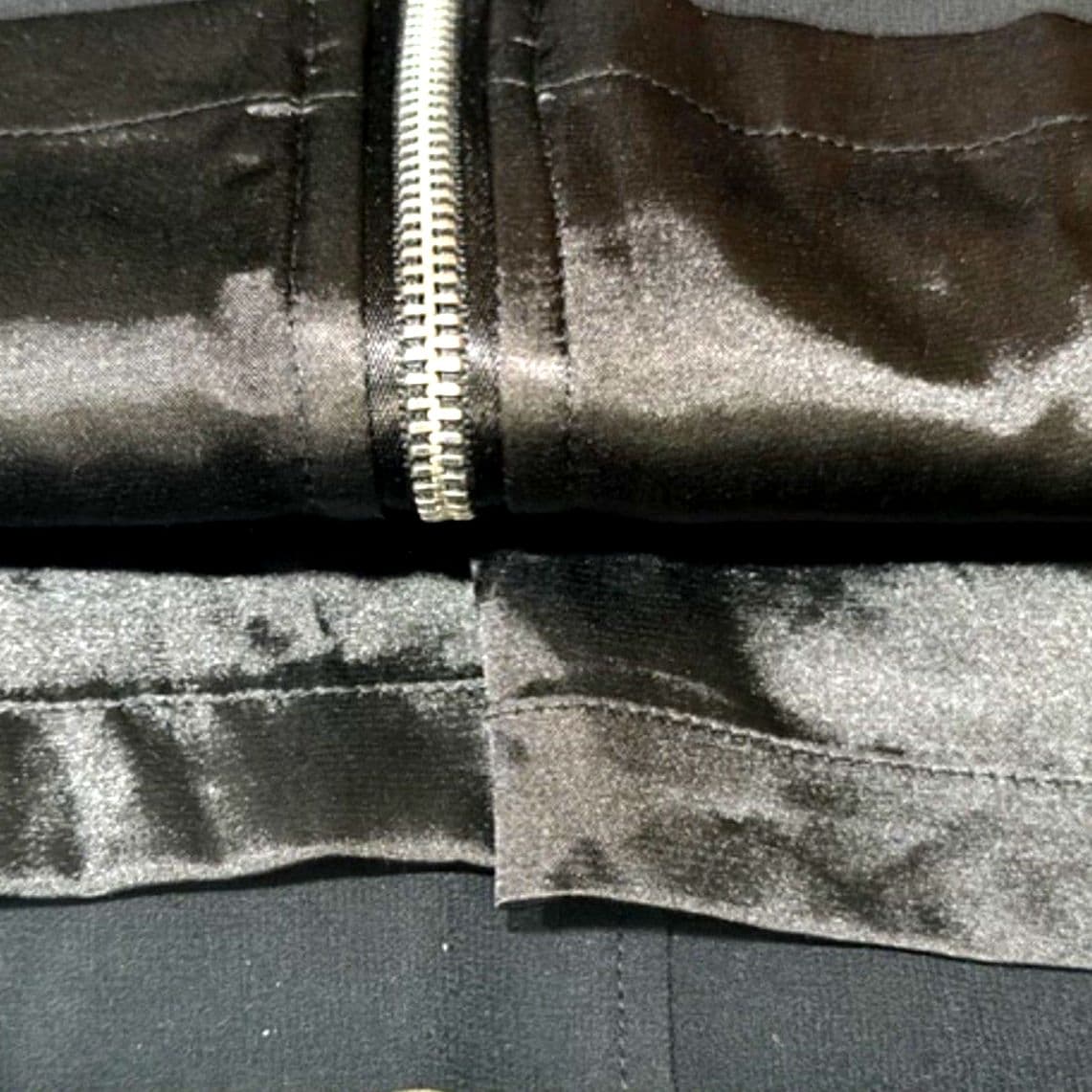 Cache Black Pencil Skirt Ruffle Panel Stretch Career Office Size (2) - Thumbnail 7