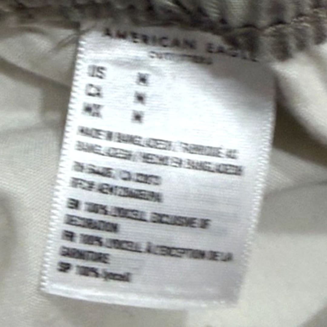 American Eagle Camo Shorts Drawstring Elastic Waist Casual Size M - Thumbnail 7