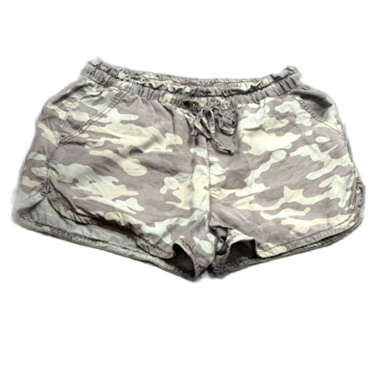 American Eagle Camo Shorts Drawstring Elastic Waist Casual Size M - Thumbnail 3