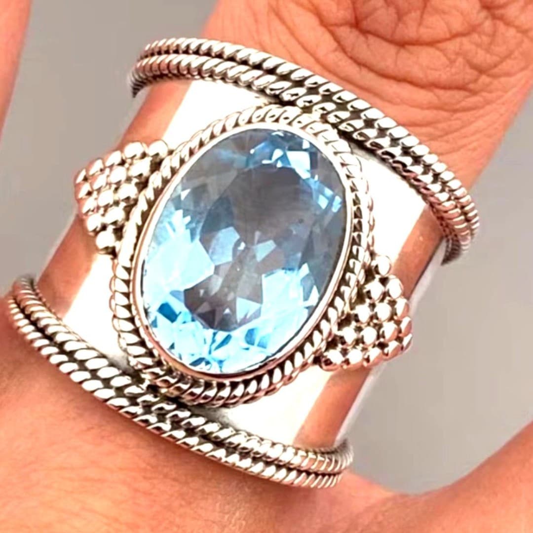 Fashion Ring Featuring Vintage Bohemian Style Size: 8 - Thumbnail 6