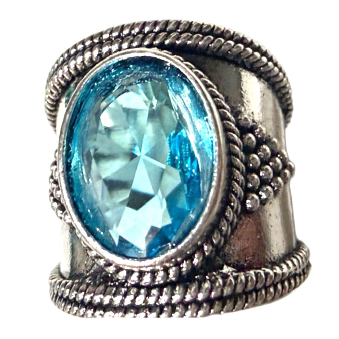Fashion Ring Featuring Vintage Bohemian Style Size: 8 - Image 1
