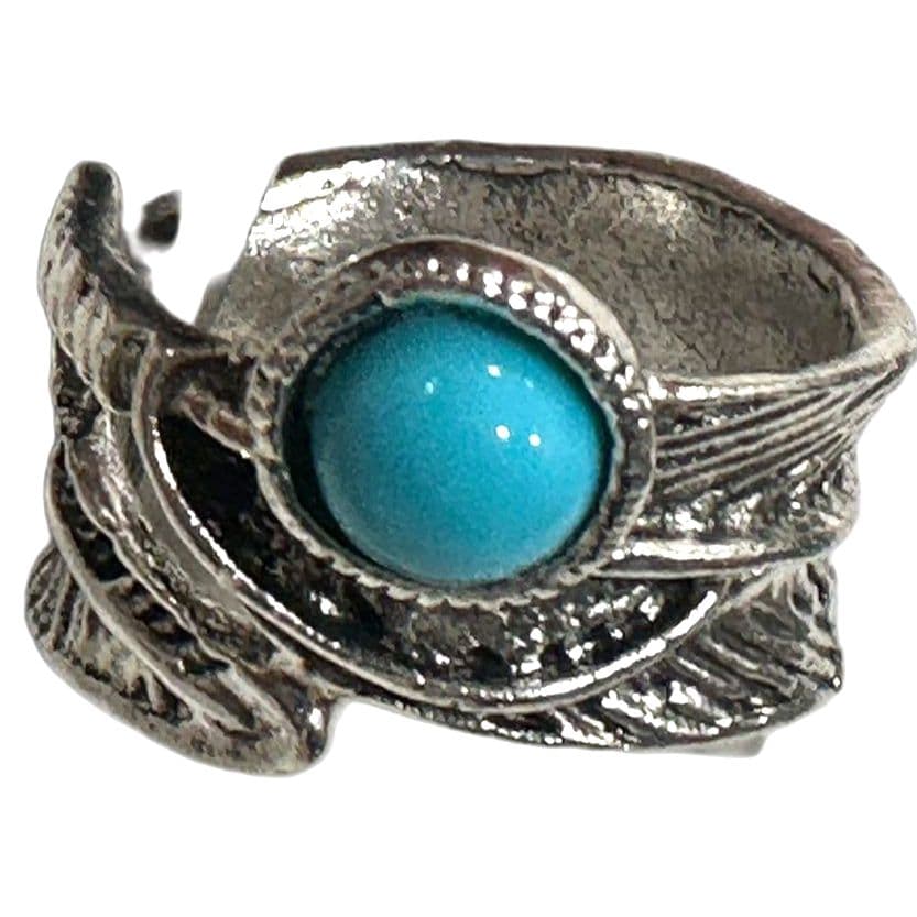 Beautiful (Silver Color )Turquoise Ring - Image 1