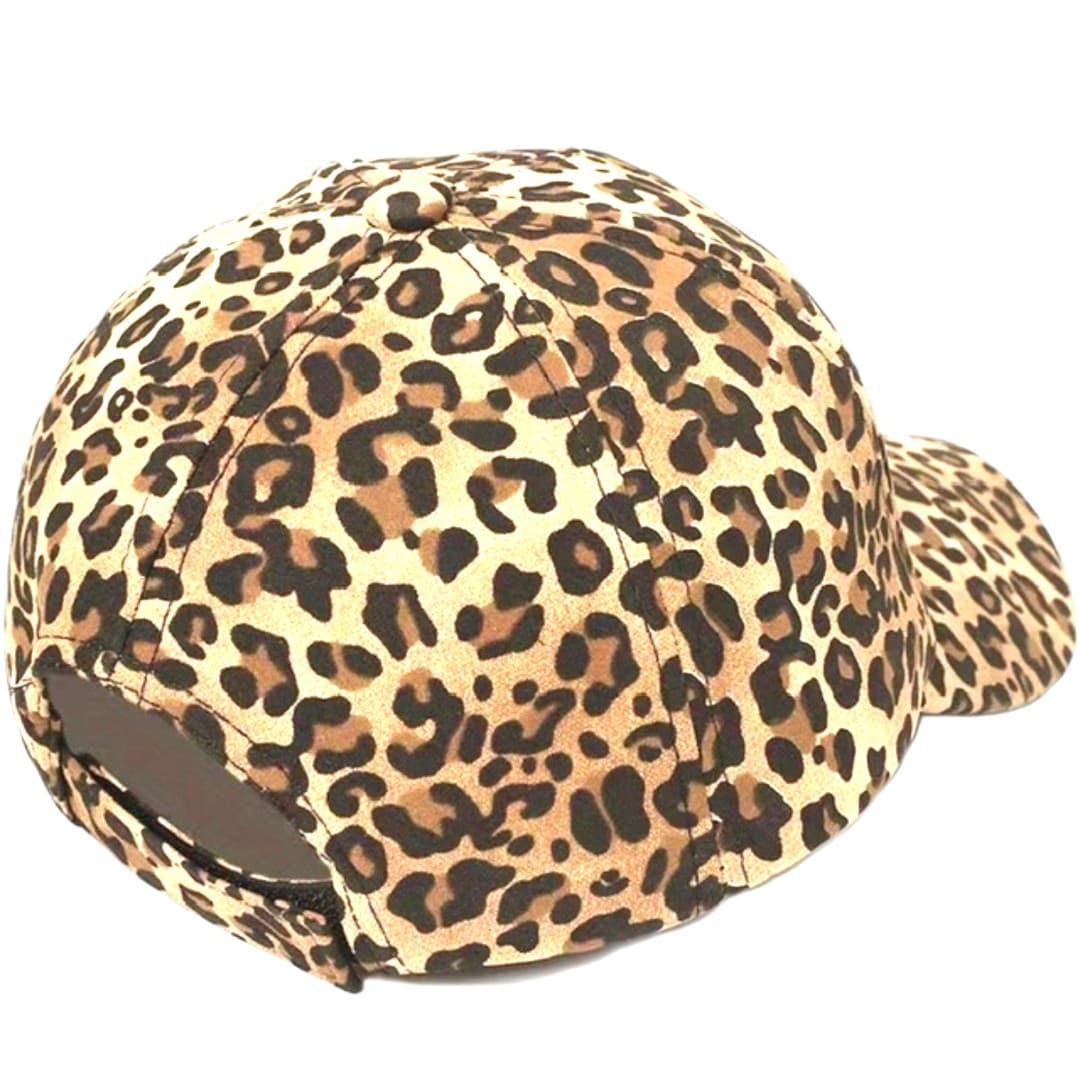 Leopard Print Baseball Cap - Thumbnail 4