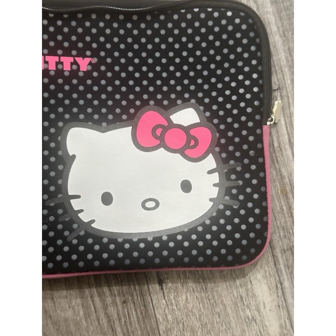 Hello Kitty Laptop Sleeve Black/Pink Original - Thumbnail 2