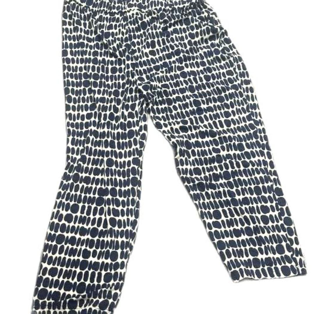 Elastic waistband dotted pants - Image 1