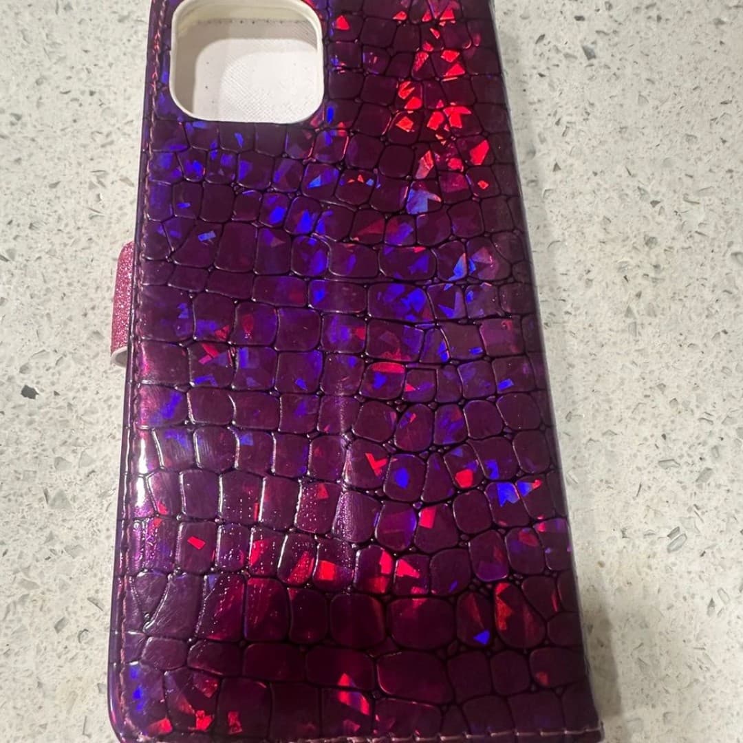 Case for iPhone 14 Pro Max/14 Pro Crocodile Pattern Shell with Card Slot - Thumbnail 6