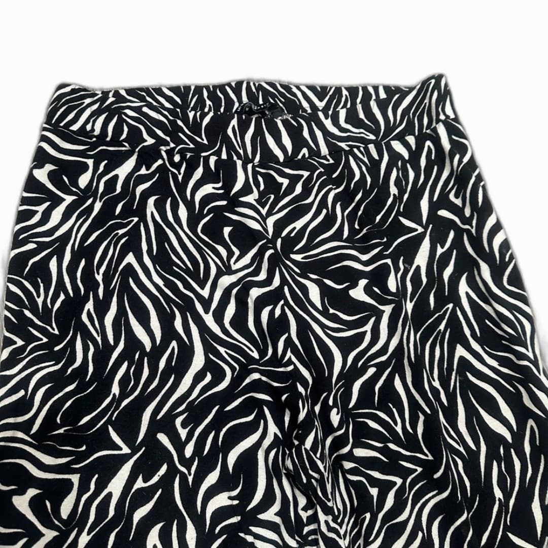 Zebra Print Pants elastic wristband - Thumbnail 4