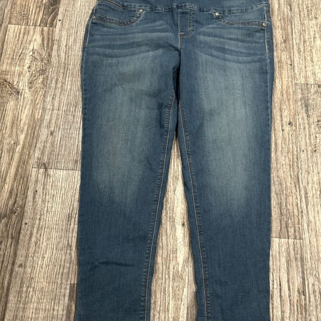 Style & Co. Classic Blue Jeans elastic waistband - Image 1