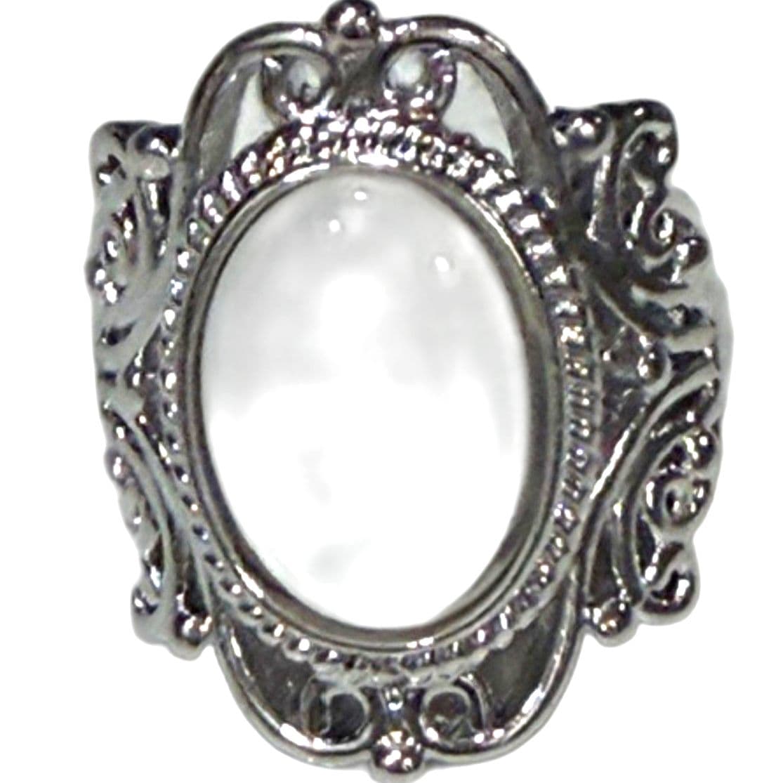 Silver Alloy Ring Size: 7.5 - Thumbnail 5