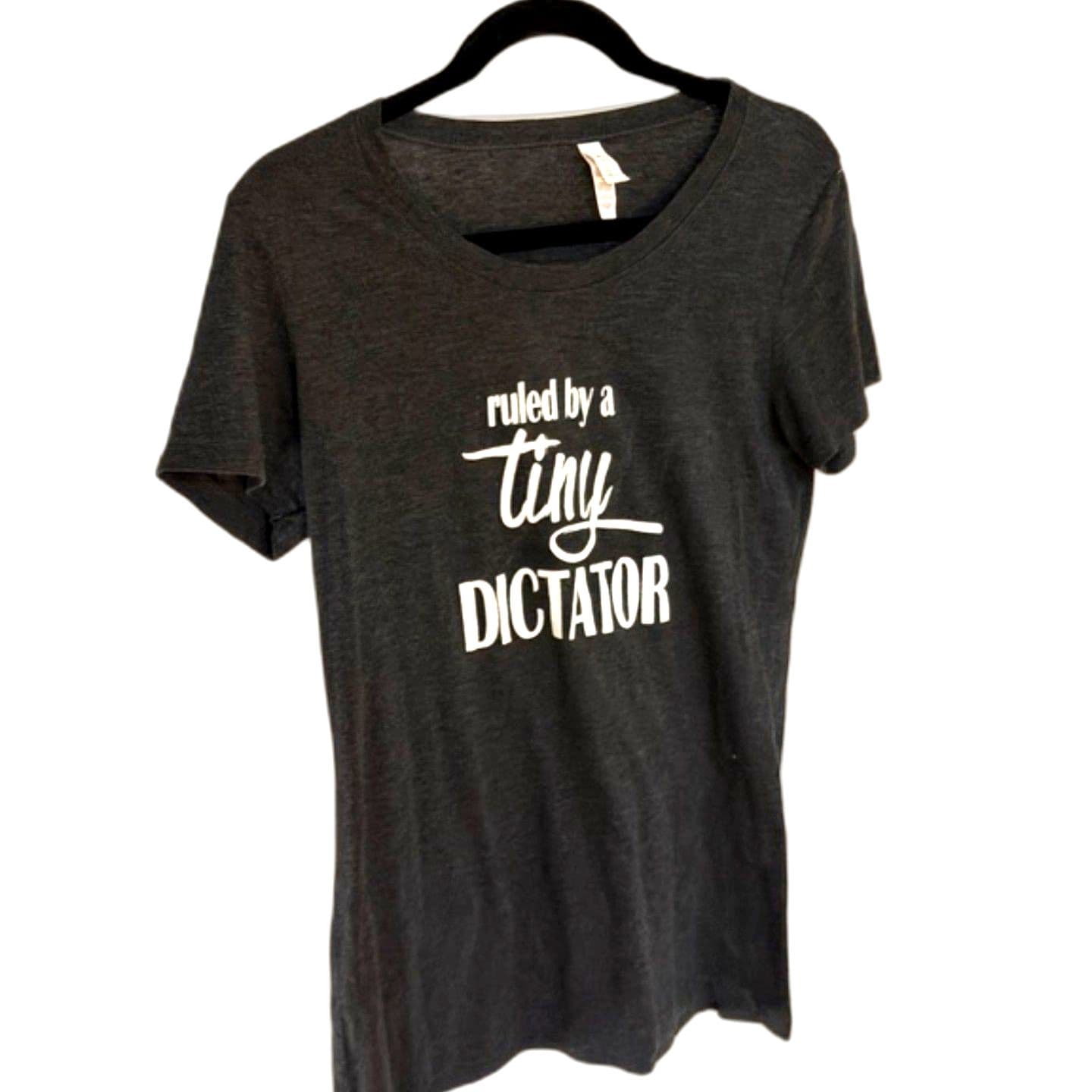 Bella Canvas Graphic Tee “Ruled by a Tiny Dictator” Size XL Funny T-Shirt - Thumbnail 2