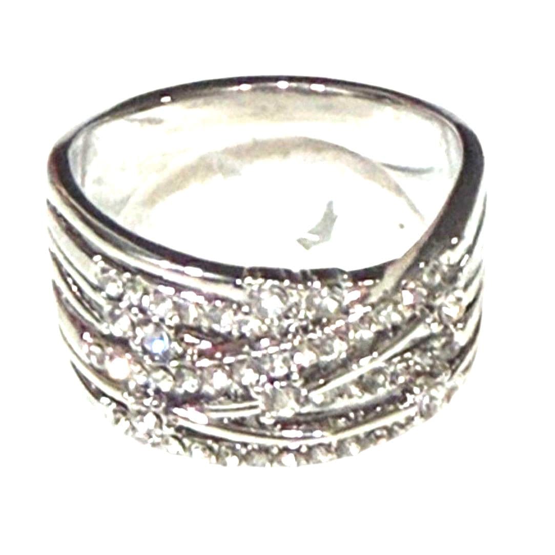 Sparkling Fashion Ring With Crystals Size : 8 - Thumbnail 3