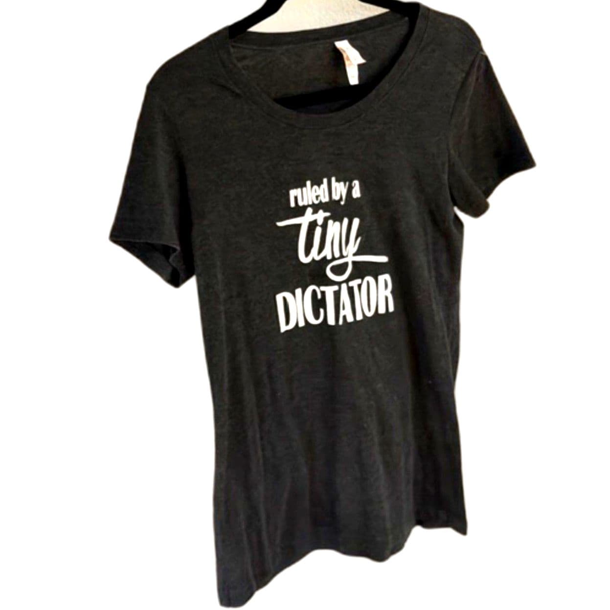 Bella Canvas Graphic Tee “Ruled by a Tiny Dictator” Size XL Funny T-Shirt - Thumbnail 4