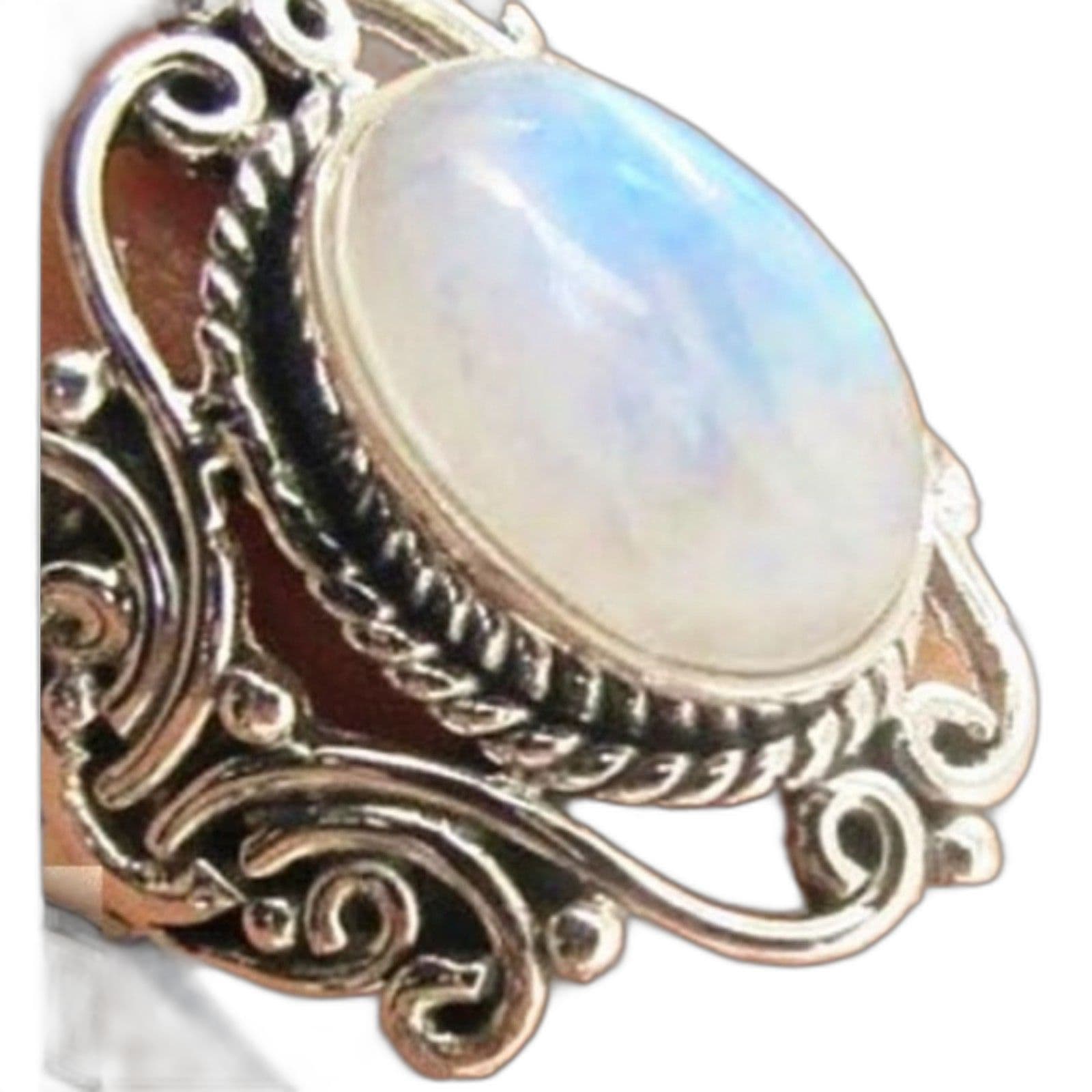 Silver Alloy Ring Size: 7.5 - Thumbnail 7