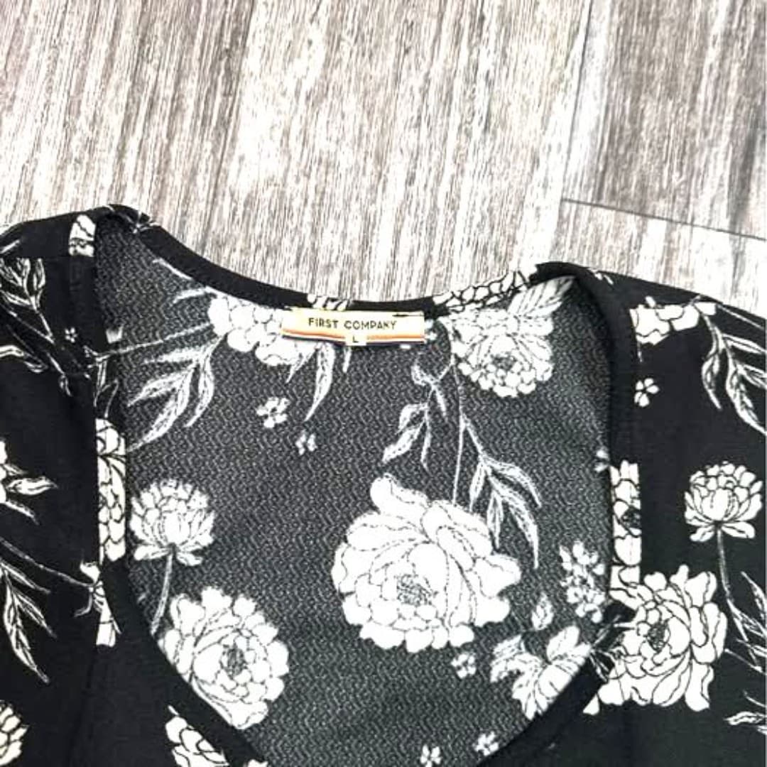 Floral dress dress with pockets - Thumbnail 5