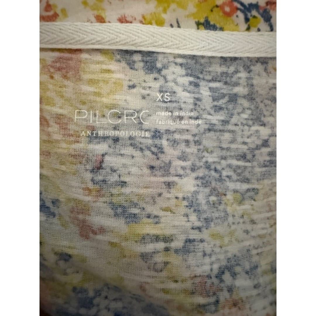 Pilcro & the Letterpress Floral Tee (Anthropologie) – XS - Thumbnail 6