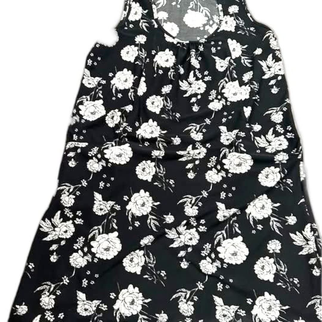 Floral dress dress with pockets - Thumbnail 3