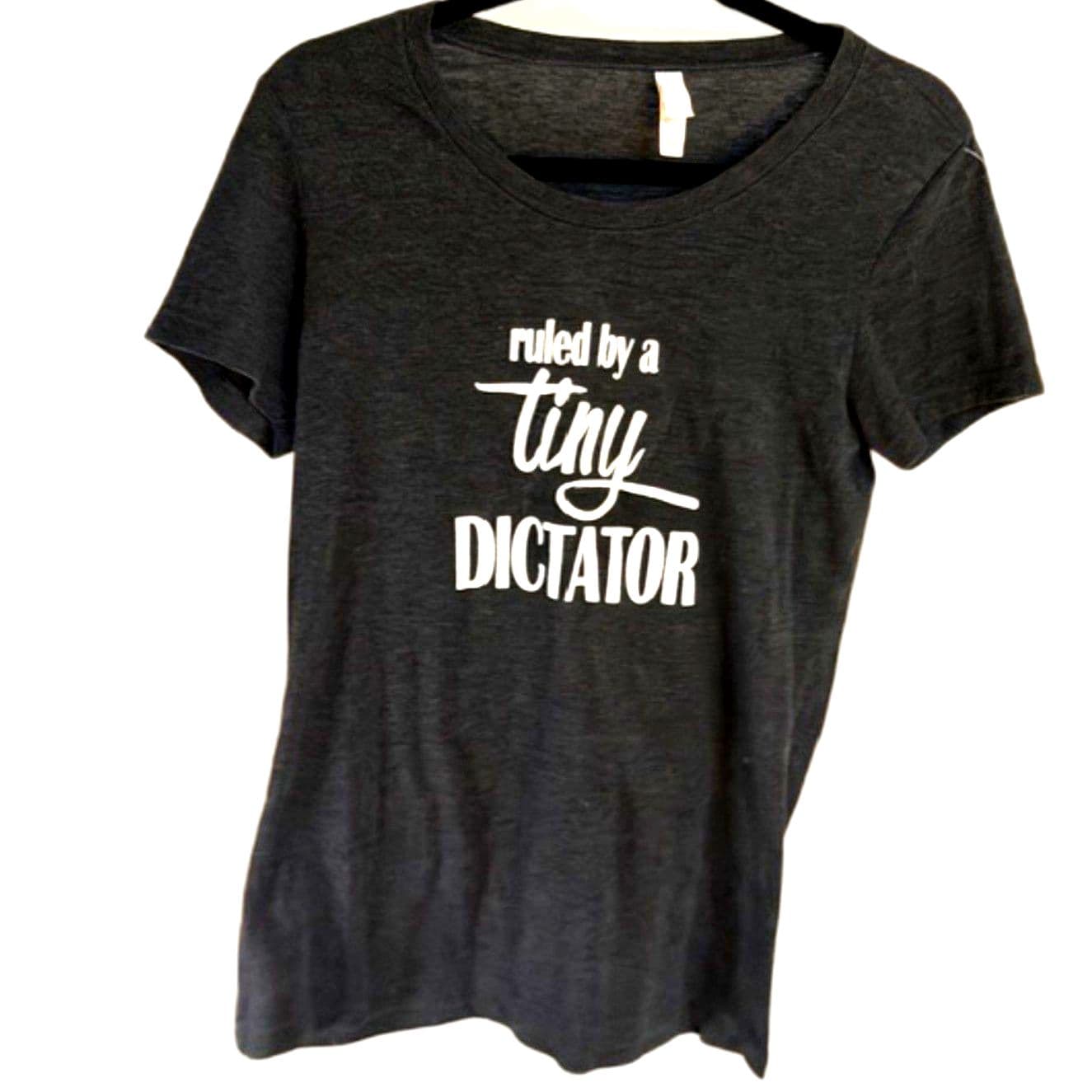 Bella Canvas Graphic Tee “Ruled by a Tiny Dictator” Size XL Funny T-Shirt - Image 1