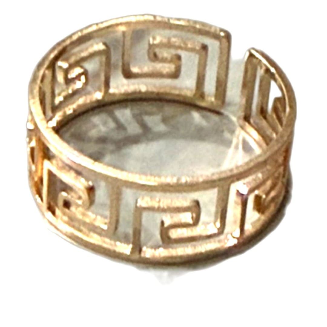 A Set Of Geometric Cut Bracelet And Ring Set - Thumbnail 4