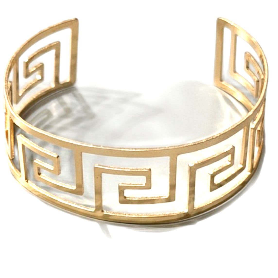A Set Of Geometric Cut Bracelet And Ring Set - Thumbnail 3
