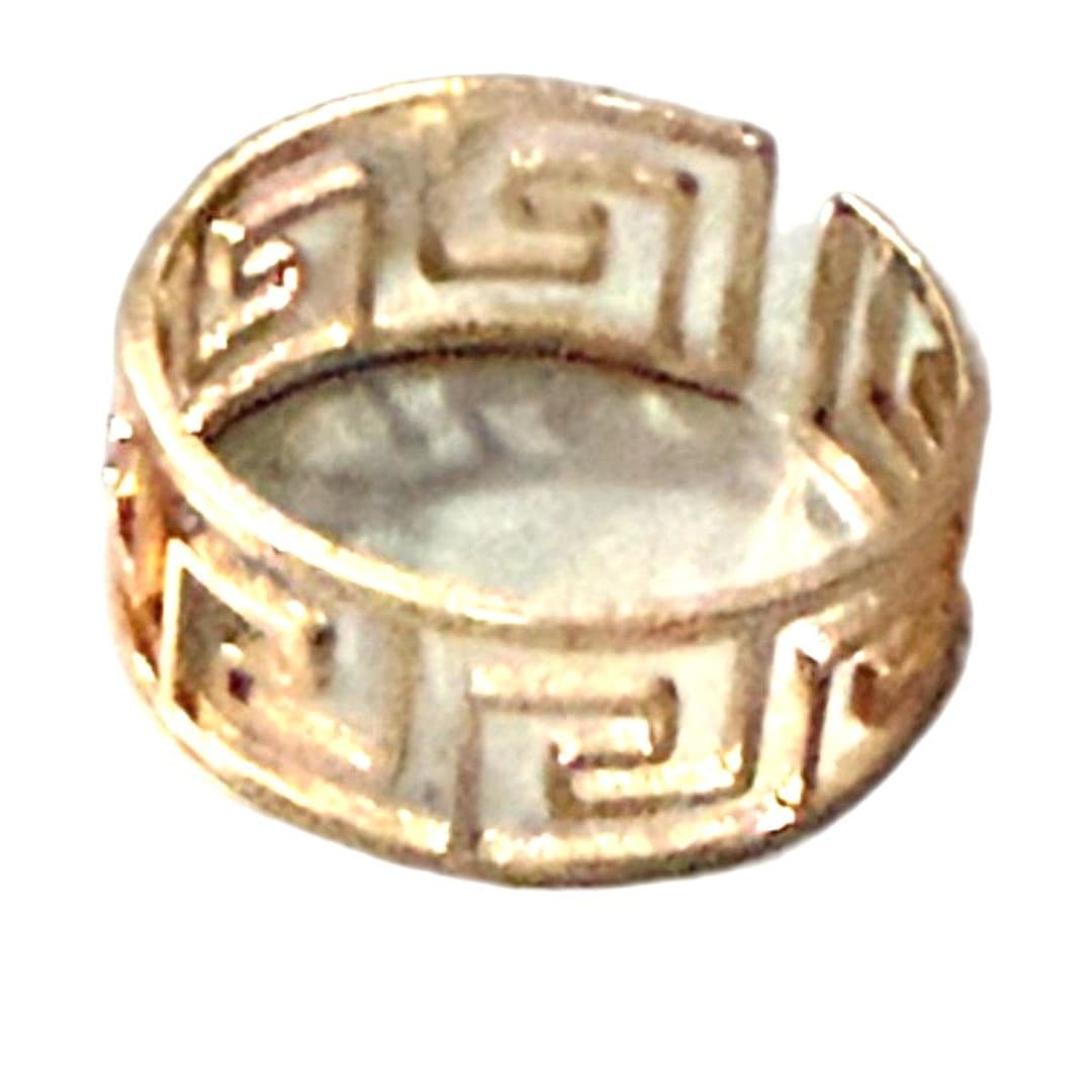 A Set Of Geometric Cut Bracelet And Ring Set - Thumbnail 5