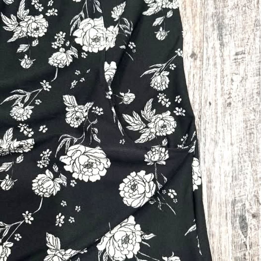 Floral dress dress with pockets - Thumbnail 4