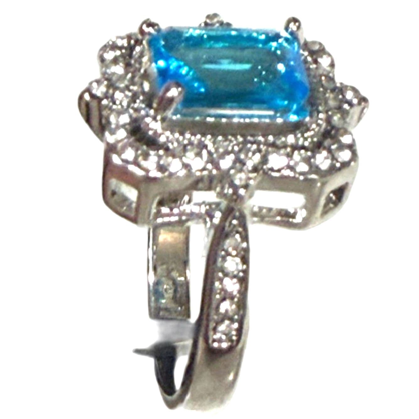Blue Gemstone Elegant Ring - Thumbnail 2