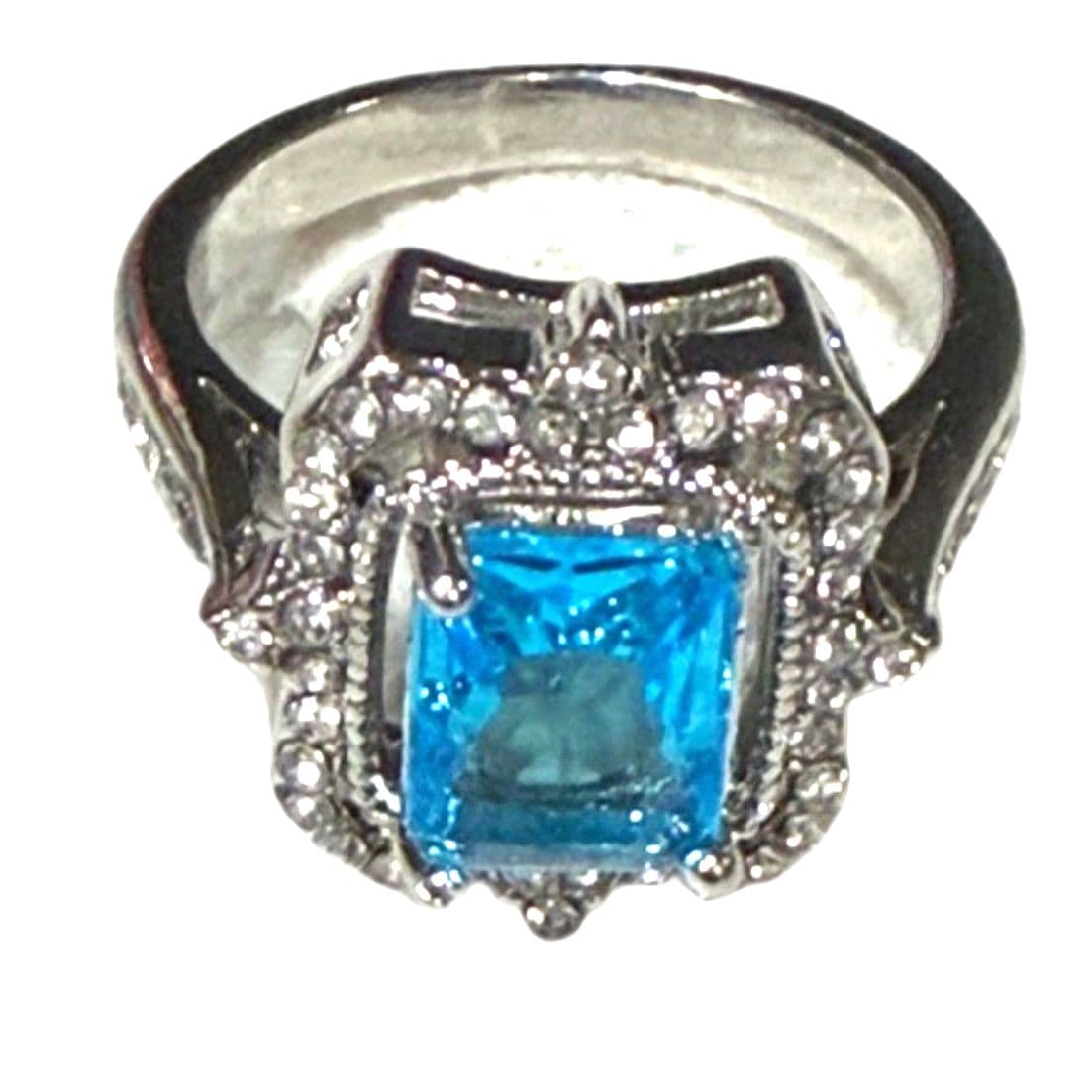 Blue Gemstone Elegant Ring - Thumbnail 3