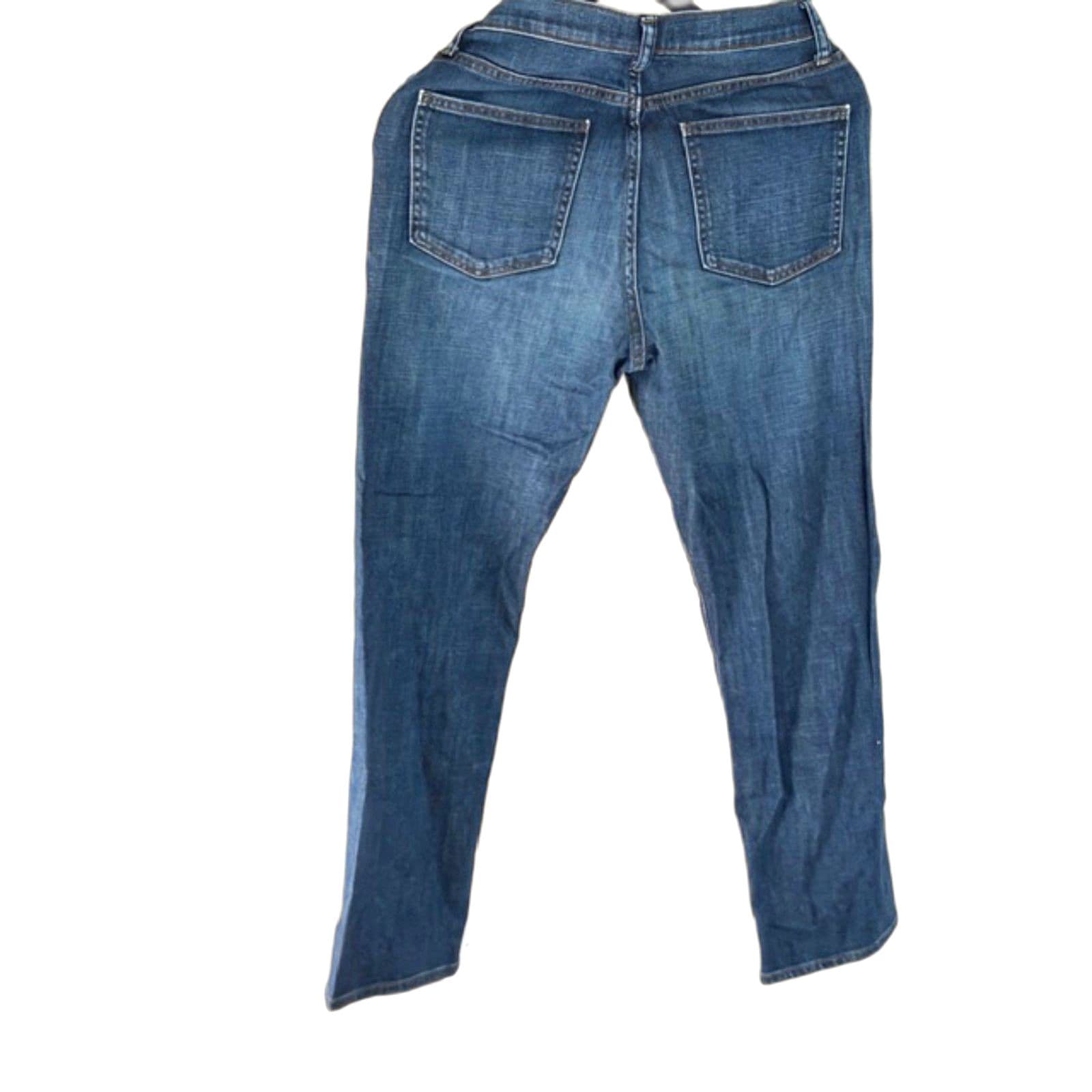 Rare Item Uniqlo Women’s Jeans Blue Denim Straight/Skinny Fit Size 3 (26-27) - Thumbnail 5