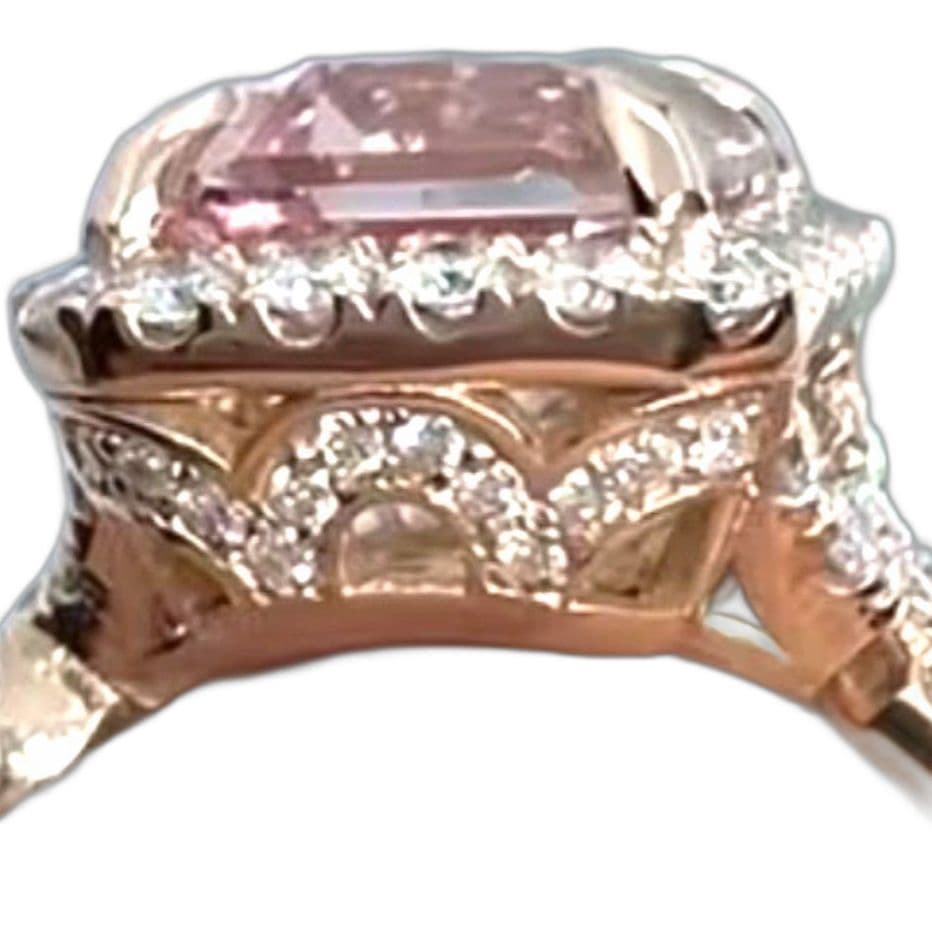 Oval cut, cubic synthetic zirconia ring 7.5 also other sizes available - Thumbnail 4