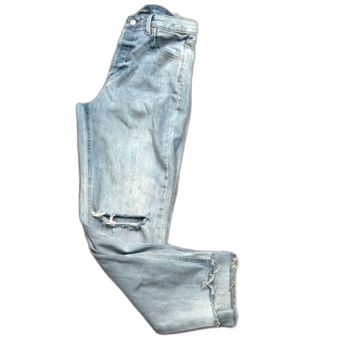 Wild Fable Light Wash Distressed Skinny Jeans Size 6 High Rise Stretch - Thumbnail 2