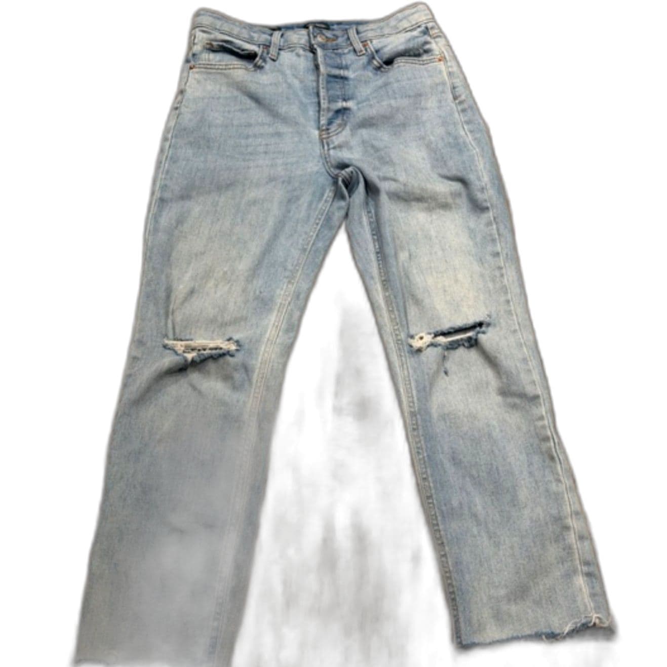 Wild Fable Light Wash Distressed Skinny Jeans Size 6 High Rise Stretch - Image 1