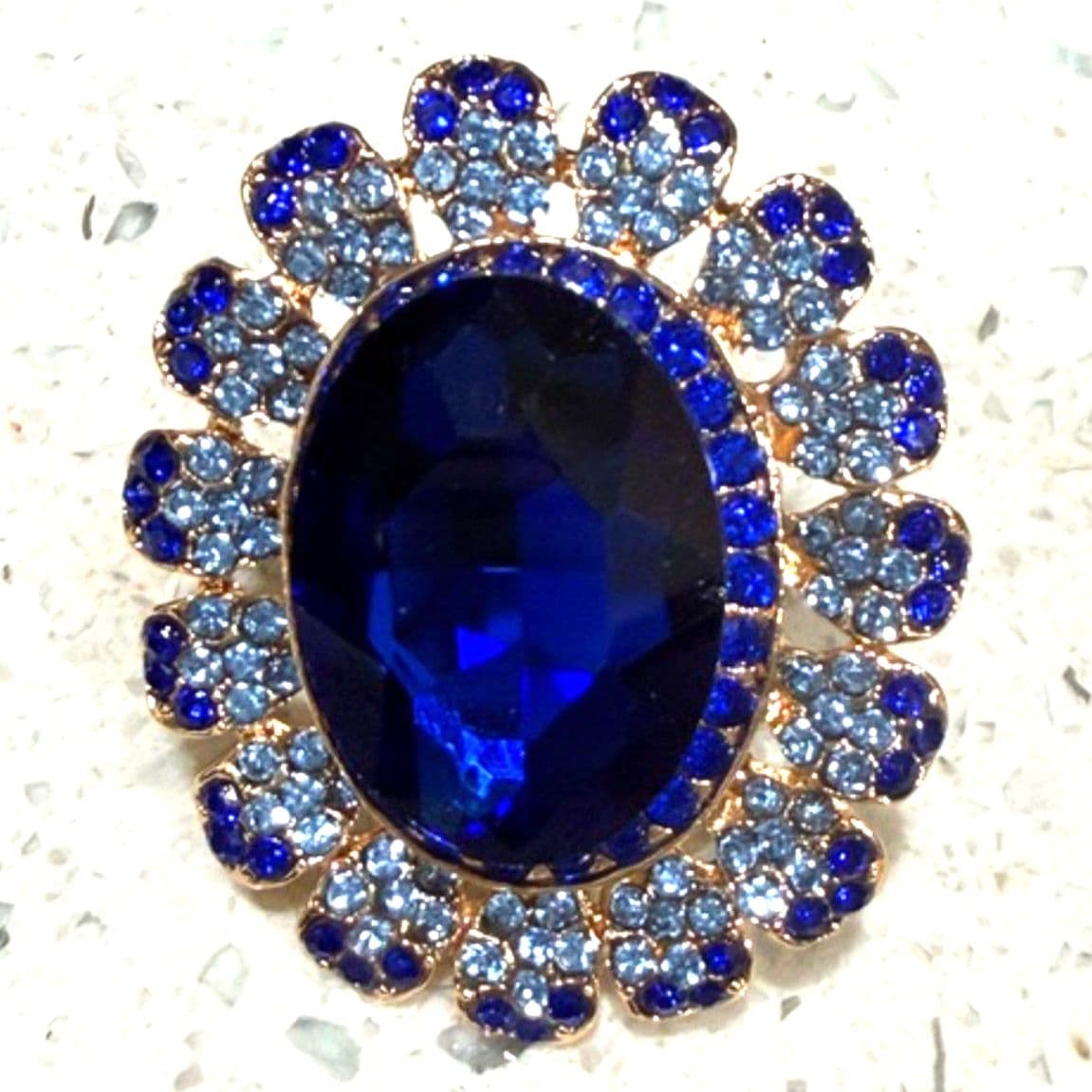 Elegant, Adjustable Sunflower Ring - Thumbnail 6