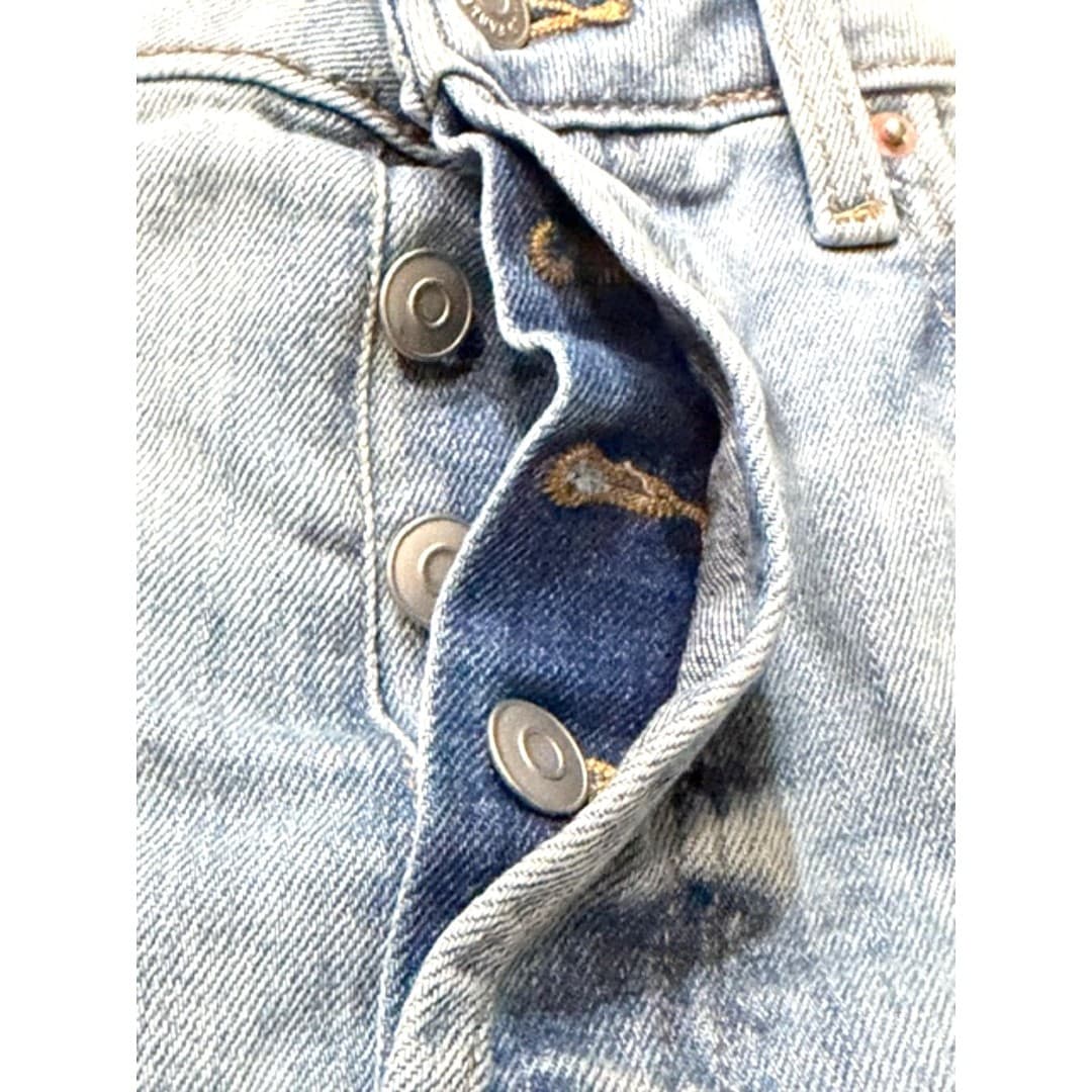 Wild Fable Light Wash Distressed Skinny Jeans Size 6 High Rise Stretch - Thumbnail 7