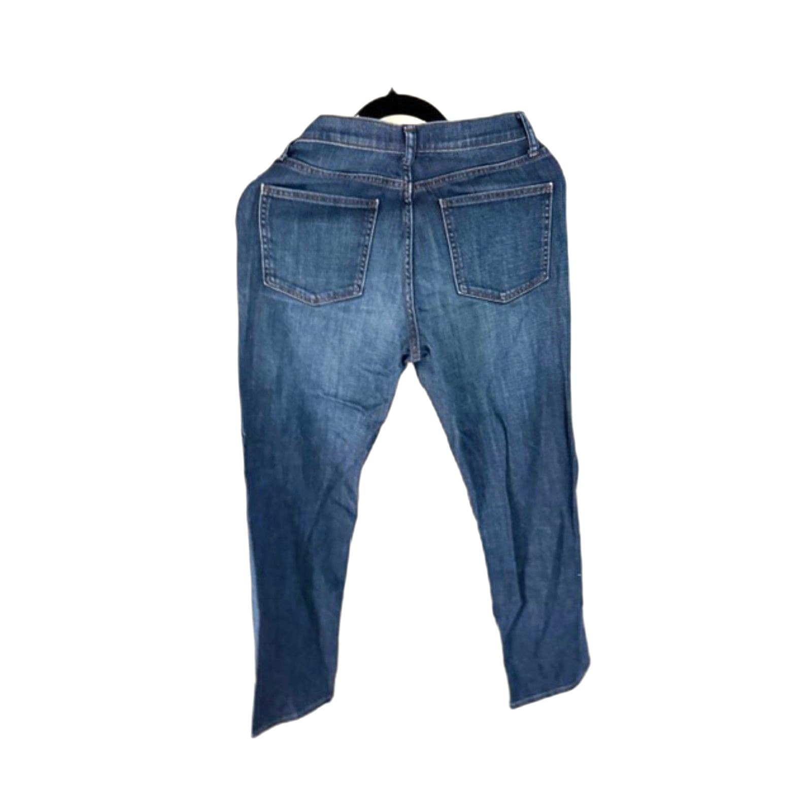 Rare Item Uniqlo Women’s Jeans Blue Denim Straight/Skinny Fit Size 3 (26-27) - Thumbnail 3