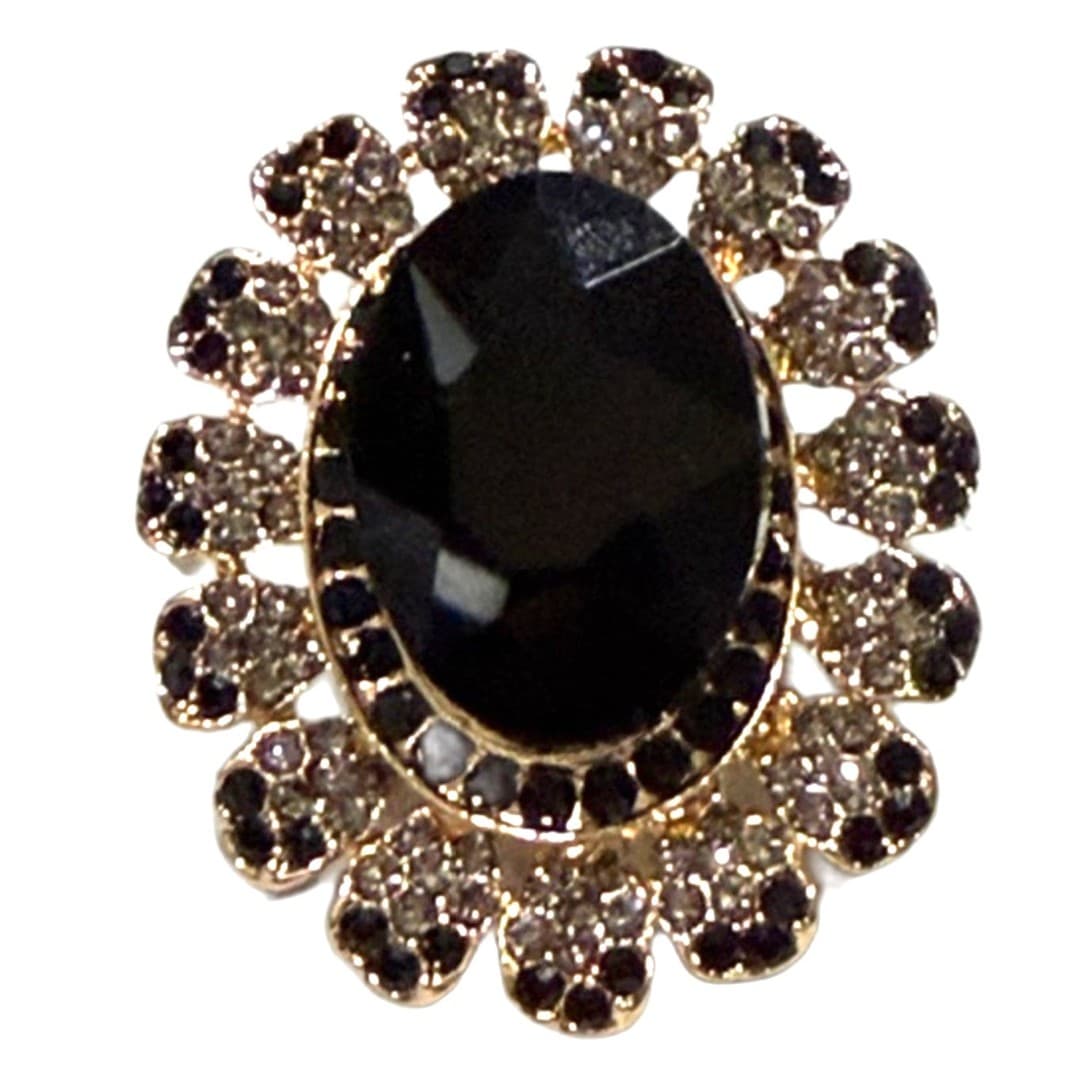 Elegant, Adjustable Sunflower Ring - Thumbnail 6