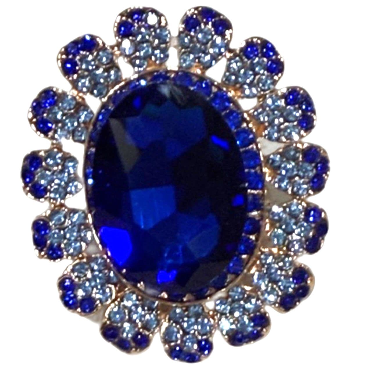 Elegant, Adjustable Sunflower Ring - Thumbnail 3