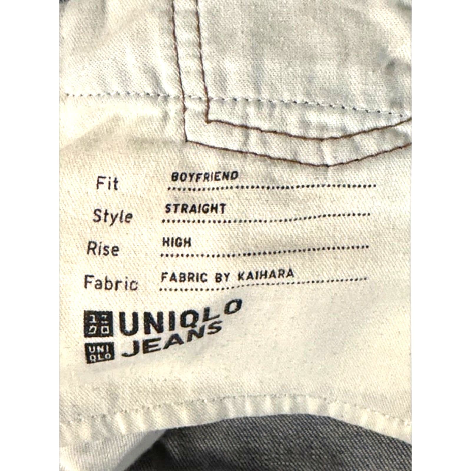 Rare Item Uniqlo Women’s Jeans Blue Denim Straight/Skinny Fit Size 3 (26-27) - Thumbnail 6