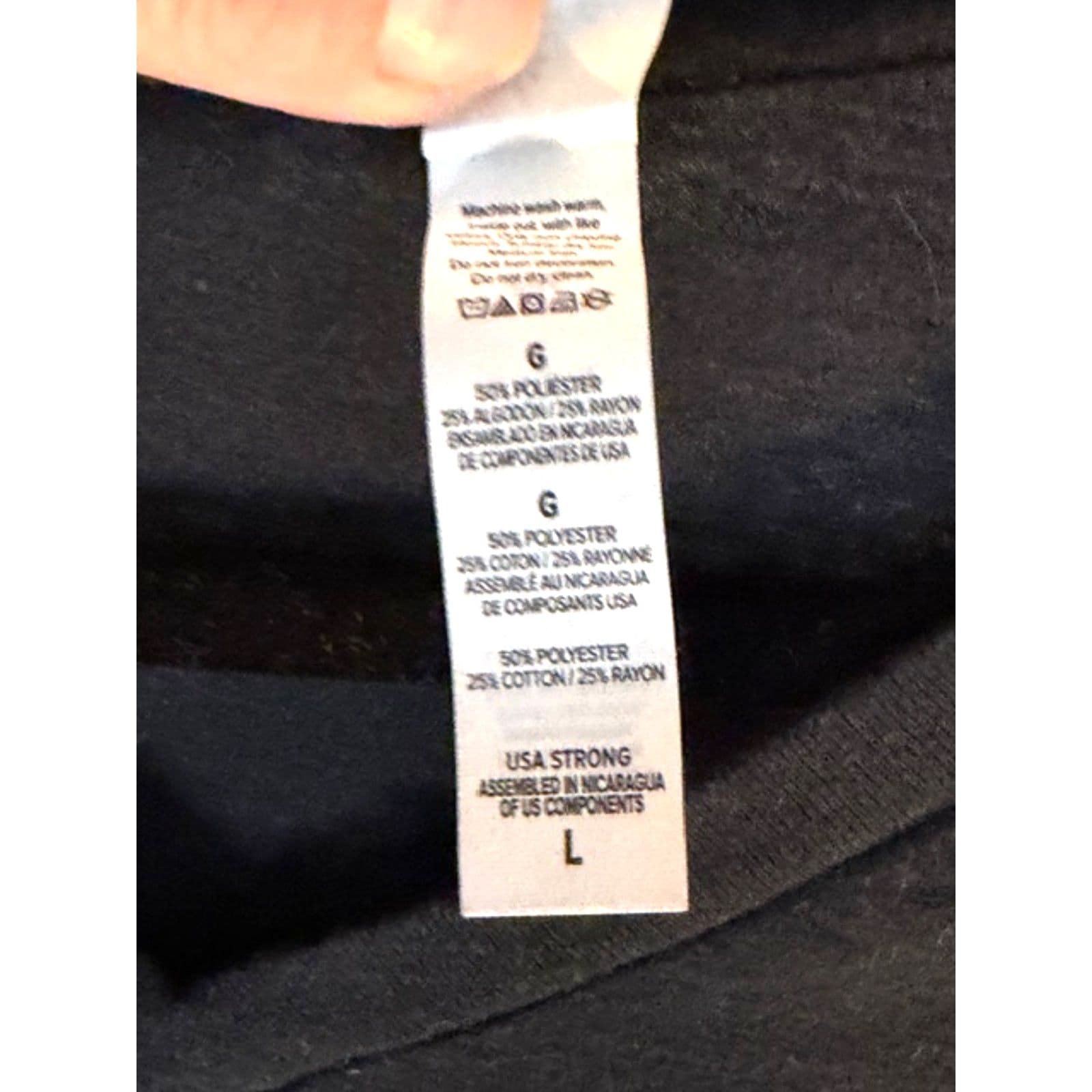 Bella Canvas Graphic T Shirt Black V Neck Nerd Academy Print Women’s Large - Thumbnail 4