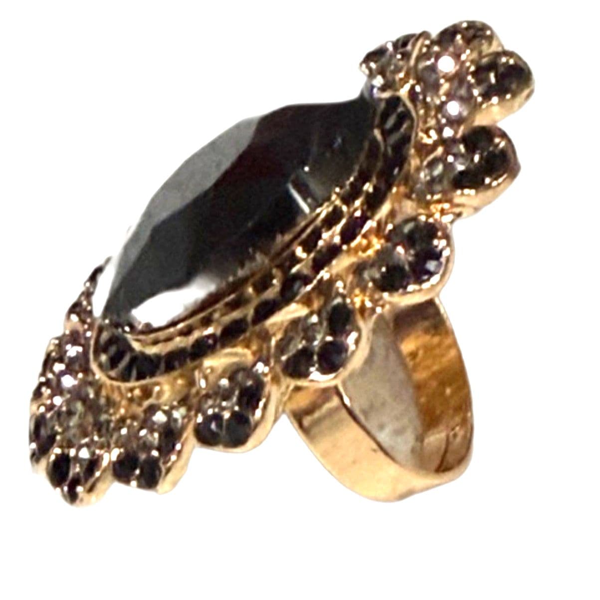 Elegant, Adjustable Sunflower Ring - Thumbnail 3