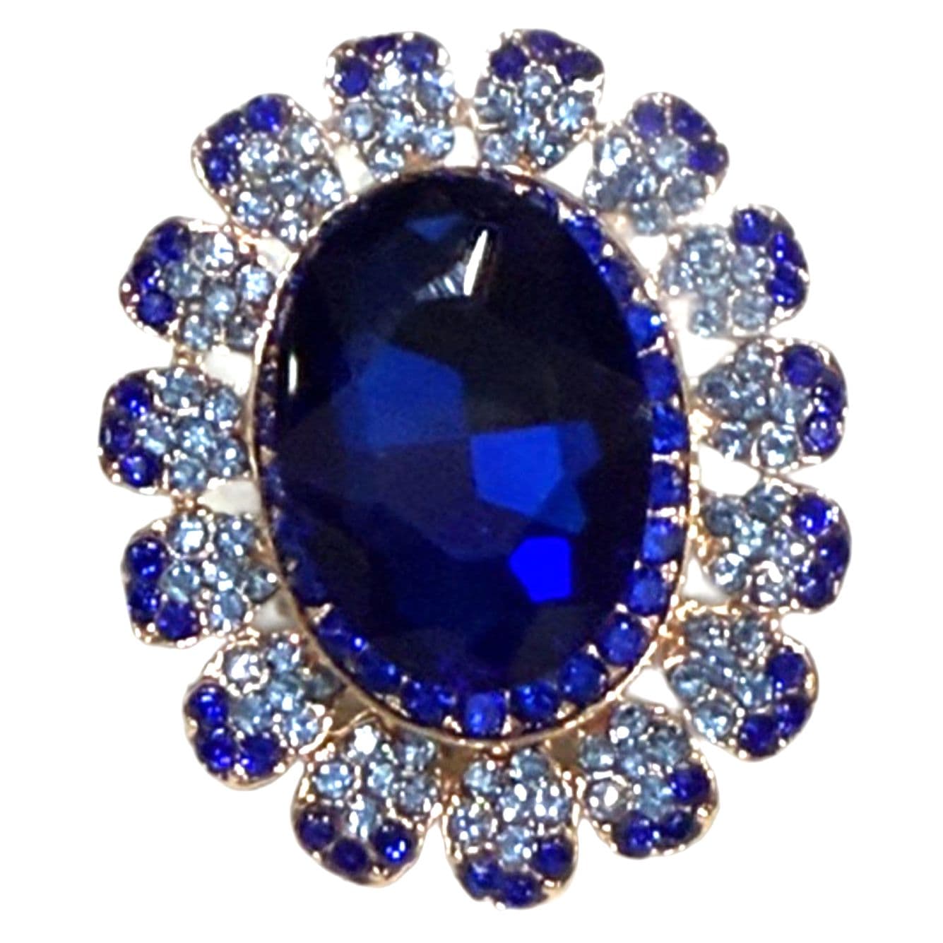 Elegant, Adjustable Sunflower Ring - Image 1