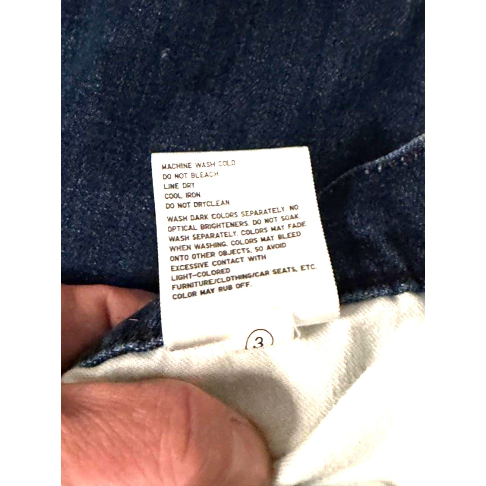 Rare Item Uniqlo Women’s Jeans Blue Denim Straight/Skinny Fit Size 3 (26-27) - Thumbnail 7